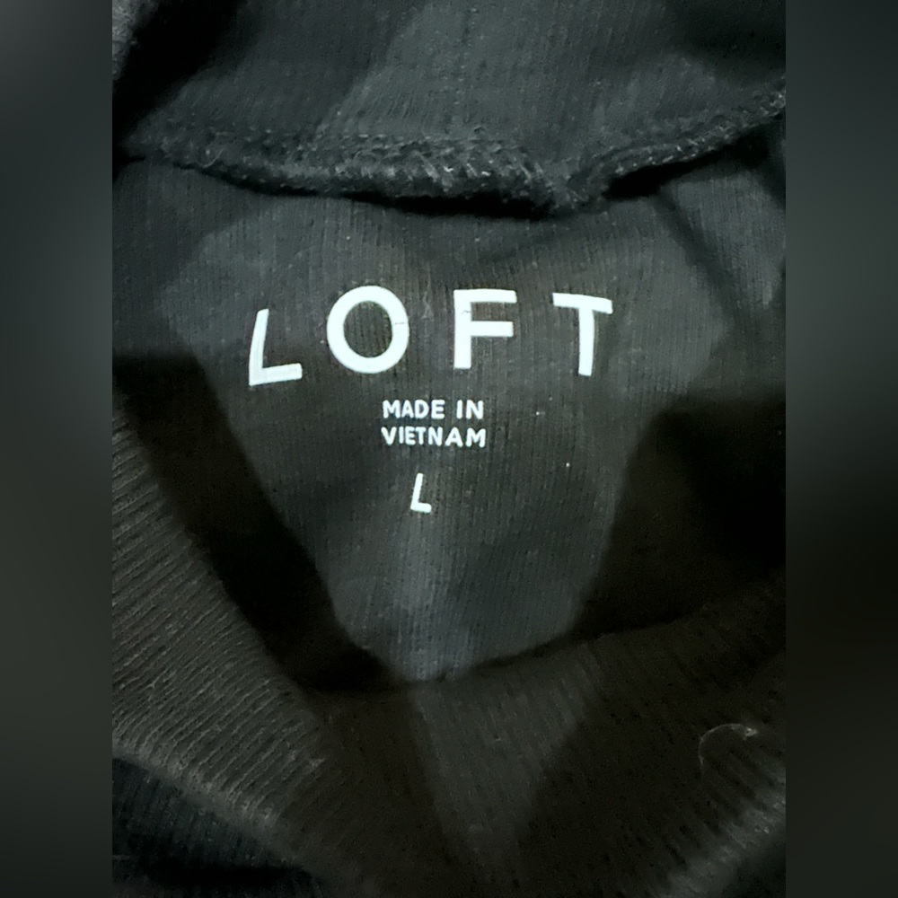 LOFT Ribbed Turtle Neck Tank - Picture 2 of 2